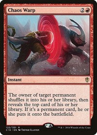 Chaos Warp (122) [Commander 2016]
