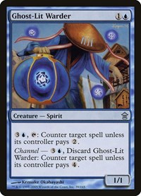 Ghost-Lit Warder (39) [Saviors of Kamigawa]