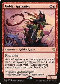 Goblin Spymaster (19) [Commander 2016]