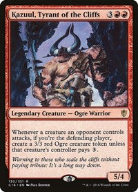 Kazuul, Tyrant of the Cliffs (130) [Commander 2016]