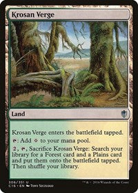 Krosan Verge (306) [Commander 2016]