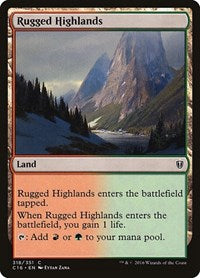 Rugged Highlands (318) [Commander 2016]