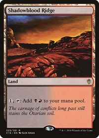 Shadowblood Ridge (325) [Commander 2016]