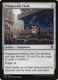 Whispersilk Cloak (280) [Commander 2016]