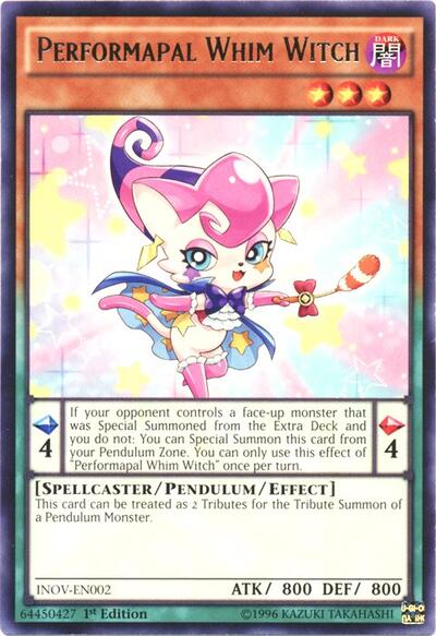 Performapal Whim Witch (INOV-EN002) [Invasion: Vengeance]