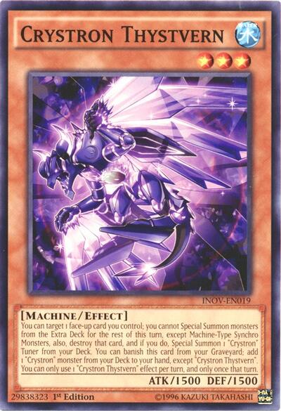 Crystron Thystvern (INOV-EN019) [Invasion: Vengeance]
