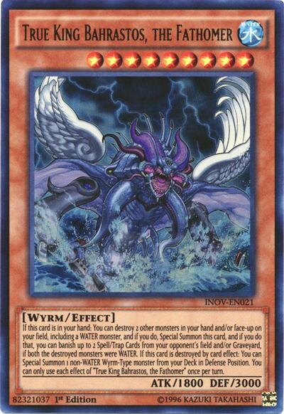 True King Bahrastos, the Fathomer (INOV-EN021) [Invasion: Vengeance]