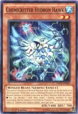 Chemicritter Hydron Hawk (INOV-EN023) - Invasion: Vengeance 1st Edition