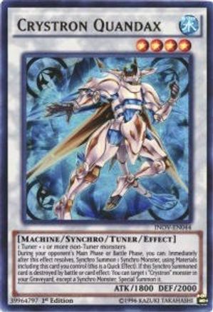Crystron Quandax (INOV-EN044) - Invasion: Vengeance 1st Edition