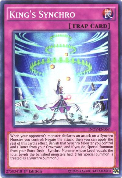 King's Synchro (INOV-EN067) [Invasion: Vengeance]
