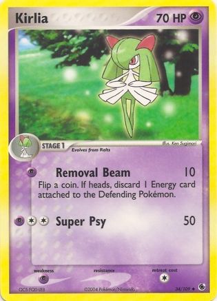 Kirlia 034  EX Battle Stadium - Uncommon