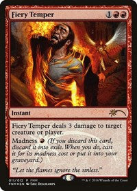 Fiery Temper (11) [FNM Promos]