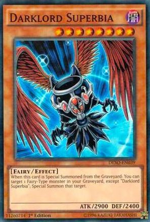 Darklord Superbia (DESO-EN039) - Destiny Soldiers 1st Edition