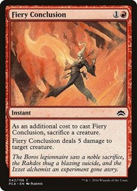 Fiery Conclusion (42) [Planechase Anthology]