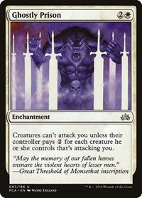 Ghostly Prison (7) [Planechase Anthology]