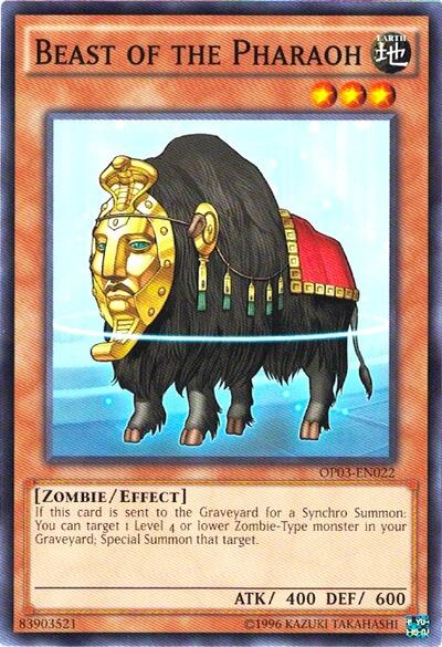 Beast of the Pharaoh (OP03-EN022) [OTS Tournament Pack 3]
