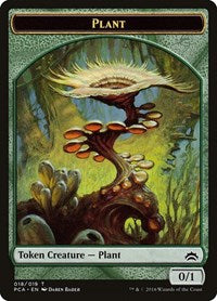Plant // Ooze Double-Sided Token (18 // 16) [Planechase Anthology]