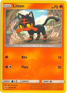 Litten - 24/149 (Water Web Holo) (024/149) [Miscellaneous Cards & Products]