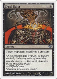Cruel Edict (121) [9th Edition]