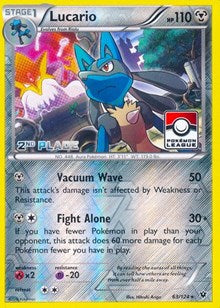 Lucario - 63/124 (Pokemon League) [2nd Place] (063/124) [League & Championship Cards]
