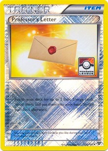 Professor's Letter - 123/146 (Pokemon League) (123/146) [League & Championship Cards]