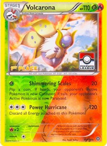 Volcarona - 15/114 (Pokemon League) [1st Place] (015/114) [League & Championship Cards]