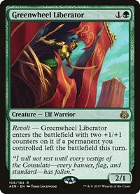 Greenwheel Liberator (108) [Aether Revolt]