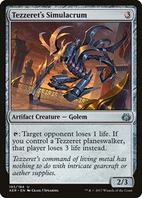 Tezzeret's Simulacrum (193) [Aether Revolt]