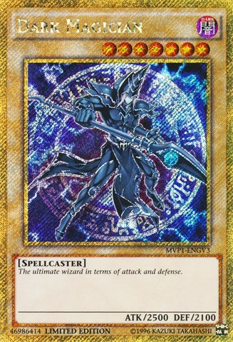 Dark Magician (Gold Secret Rare) (MVP1-ENGV3) [The Dark Side of Dimensions Movie Pack: Gold Edition]