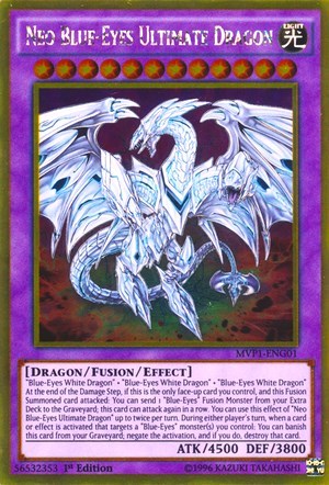 Neo Blue-Eyes Ultimate Dragon (MVP1-ENG01) [The Dark Side of Dimensions Movie Pack: Gold Edition]