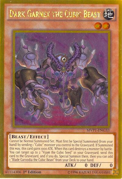 Dark Garnex the Cubic Beast (MVP1-ENG33) [The Dark Side of Dimensions Movie Pack: Gold Edition]