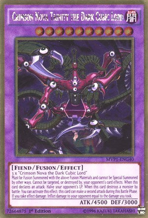 Crimson Nova Trinity the Dark Cubic Lord (MVP1-ENG40) [The Dark Side of Dimensions Movie Pack: Gold Edition]
