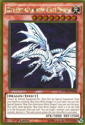 Blue-Eyes Alternative White Dragon (MVP1-ENG46) [The Dark Side of Dimensions Movie Pack: Gold Edition]