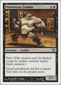 Gluttonous Zombie (134) [9th Edition]