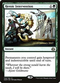 Heroic Intervention (AER) (109) [Prerelease Cards]