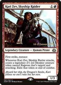 Kari Zev, Skyship Raider (87) [Prerelease Cards]