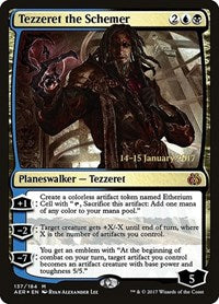 Tezzeret the Schemer (137) [Prerelease Cards]