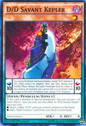 D/D Savant Kepler (SDPD-EN011) [Structure Deck: Pendulum Domination]