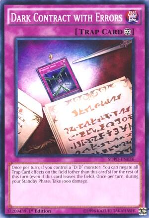 Dark Contract with Errors (SDPD-EN036) [Structure Deck: Pendulum Domination]