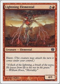 Lightning Elemental (201) [9th Edition]
