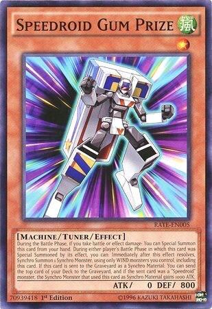 Speedroid Gum Prize (RATE-EN005) [Raging Tempest]