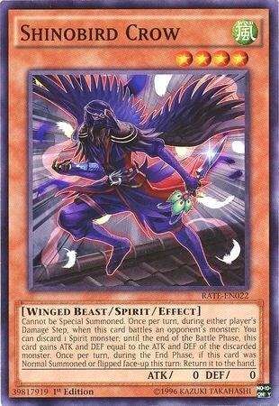 Shinobird Crow (RATE-EN022) [Raging Tempest]
