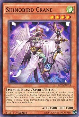 Shinobird Crane (RATE-EN023) [Raging Tempest]