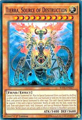 Tierra, Source of Destruction (RATE-EN027) [Raging Tempest]