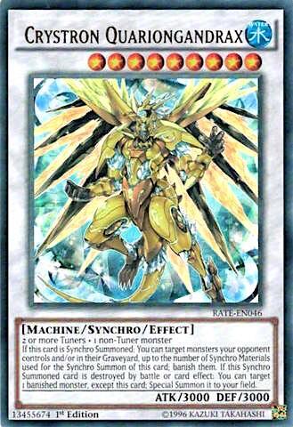 Crystron Quariongandrax (RATE-EN046) [Raging Tempest]
