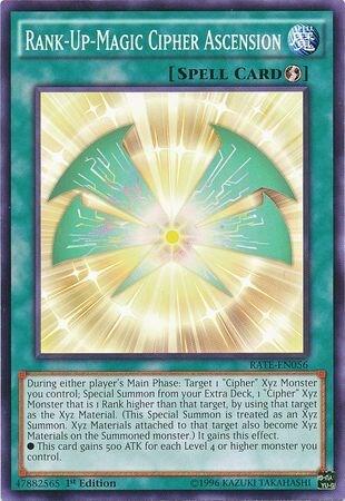 Rank-Up-Magic Cipher Ascension (RATE-EN056) [Raging Tempest]
