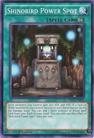 Shinobird Power Spot (RATE-EN061) [Raging Tempest]