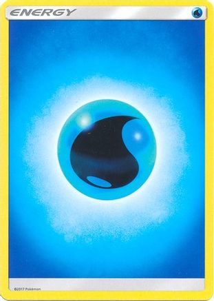 Water Energy (2017 Unnumbered) 166  SM Base Set - Common