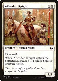 Attended Knight (1) [Modern Masters 2017]
