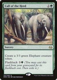 Call of the Herd (121) [Modern Masters 2017]